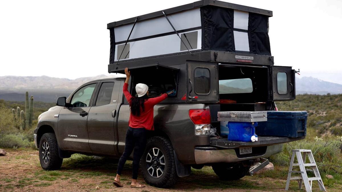 Pop up camper for back of truck clearance